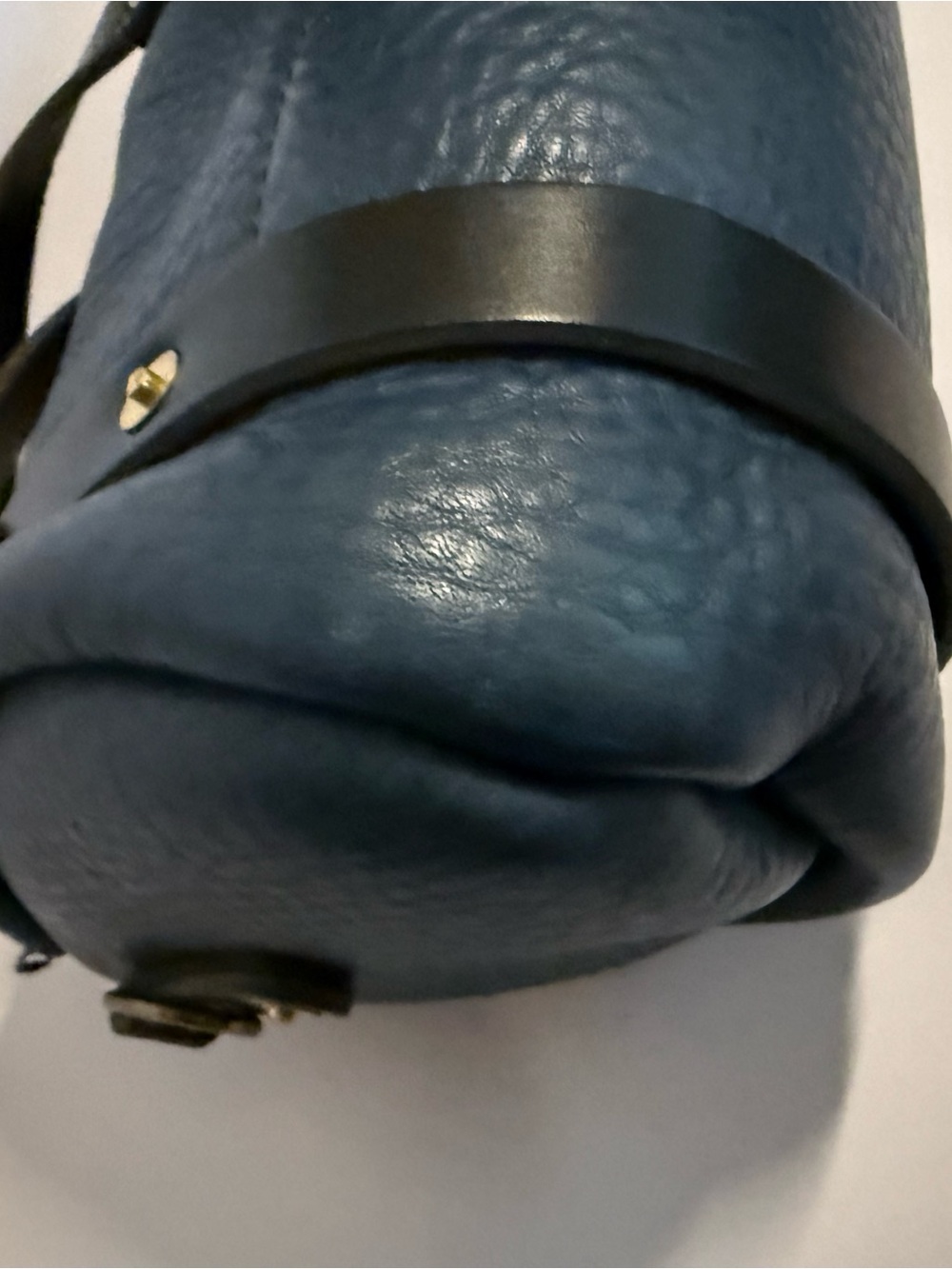 Go Forth Goods Smokey Blue small Jane Satchel with Tassel - Picture 4 of 14